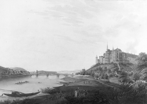 R123012 Schloß Meißen 1808 