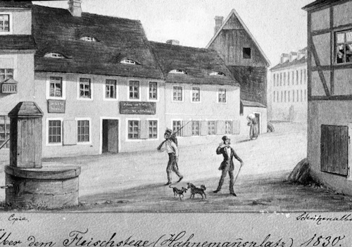 R123025 über d. Fleischsteg Hanemannsplatz  