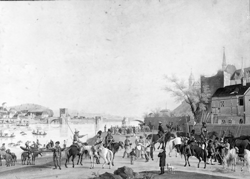 R123030 Übergang der Kosaken 27.3.1813 