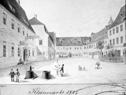 R123056 Kleinmarkt 1827 