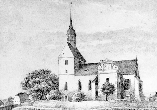 R123072 Kirche zu Zscheila 1851 