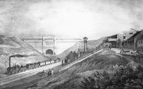 R223003 Oberauer Tunnel mit Bhf. Niederau 