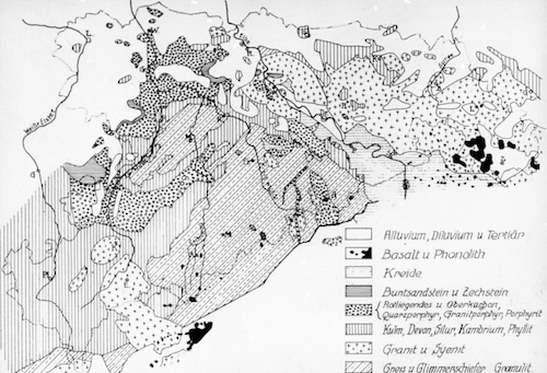 AR36001 Geologische Karte von Sachsen 