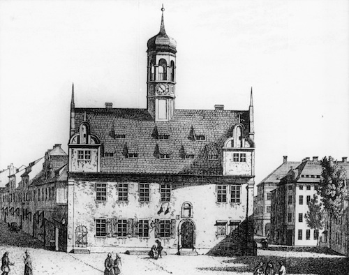 R144023 Dresden das alte Rathaus im alt Dresden jetzt Dresden Neustadt  