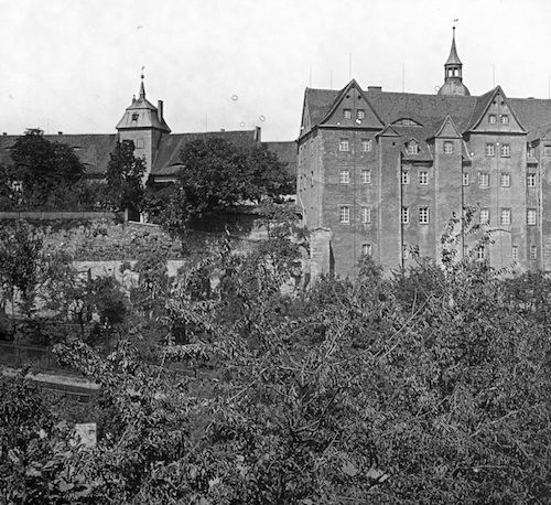 R32016 Nossener Schloß vom Prodigtberg 