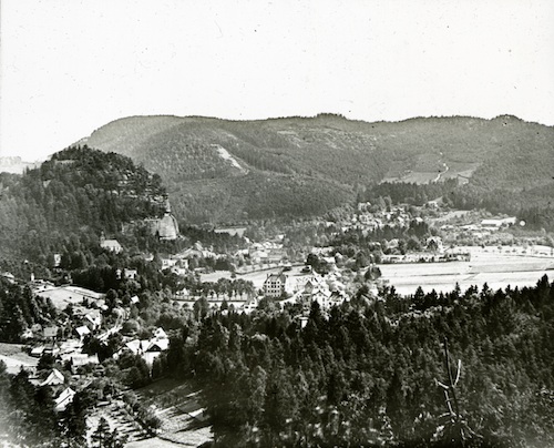R34018 Oybin Talkessel von der Ludwigshöhe 